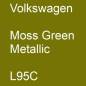 Preview: Volkswagen, Moss Green Metallic, L95C.